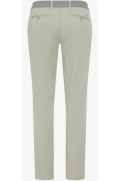 EUREX BY BRAX Flat Front Hose Torge khaki Regular Fit