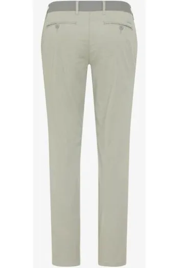 EUREX BY BRAX Flat Front Hose Torge khaki Regular Fit