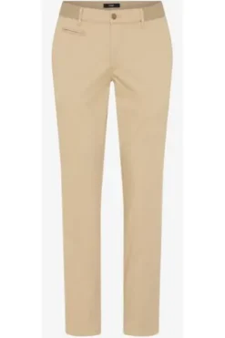 EUREX BY BRAX Flat Front Hose Torge beige Regular Fit