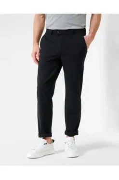 EUREX BY BRAX Jersey Chino Hose Thilo schwarz Regular Fit