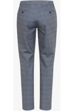 EUREX BY BRAX Jersey Hose Thilo navy check Regular Fit