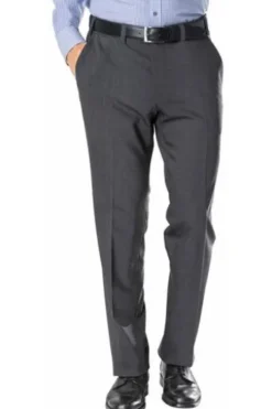 EUREX BY BRAX Schurwoll-Stretch-Hose Jan anthrazit Dehnbund