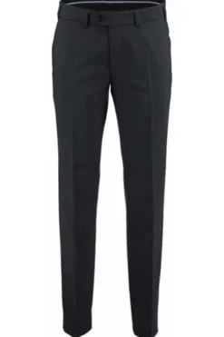 EUREX BY BRAX Schurwoll-Stretch-Hose Jan schwarz Dehnbund