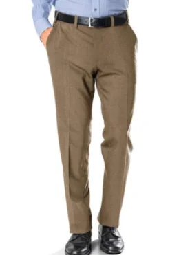 EUREX BY BRAX Schurwoll-Stretch-Hose hellbraun
