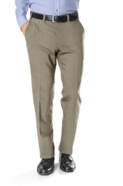 EUREX BY BRAX Schurwoll-Stretch-Hose Jan beige Dehnbund