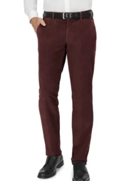 EUREX BY BRAX Stretch-Cord-Hose bordeaux Jim