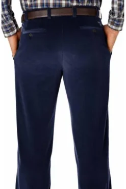 EUREX BY BRAX Stretch-Genua-Cord-Hose marine