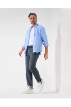 EUREX BY BRAX Stretch-Jeans Luke Five-Pocket grau Luke