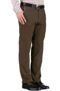 EUREX BY BRAX Thermo-Stretch-Hose John hellbraun