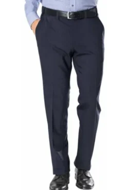 EUREX BY BRAX Tiefbund Schurwoll-Stretch-Hose Jan marine
