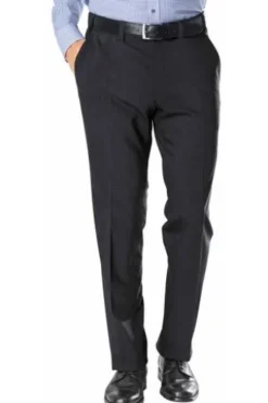 EUREX BY BRAX Tiefbund Schurwoll-Stretch-Hose Jan schwarz