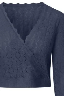 FELICITAS Ajour-Pullover Padma marine