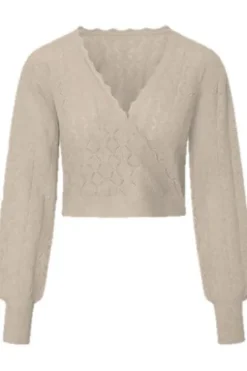 FELICITAS Ajour-Pullover Padma sand