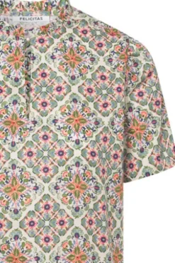 FELICITAS Bluse Banu koralle