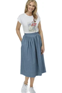FELICITAS Shirt Sylvie weiß mit Frontdruck