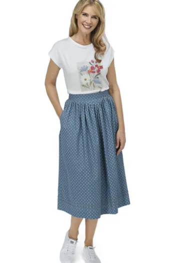 FELICITAS Shirt Sylvie weiß mit Frontdruck