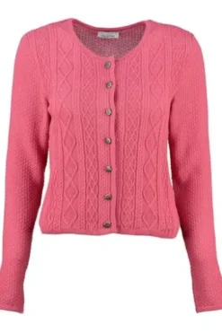 FELICITAS Strickjacke koralle in supersofter Qualität