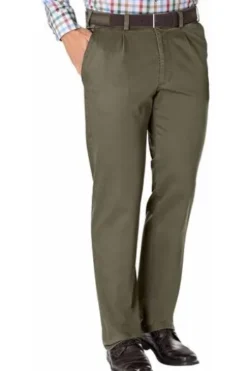 flynn Trachtenjeans oliv