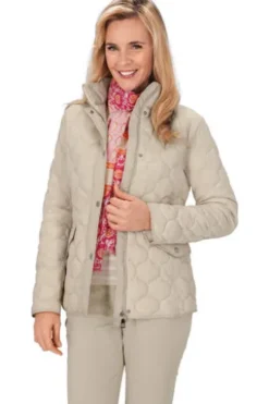 FUCHS SCHMITT Steppjacke natur in modischem Sandwich-Stepp