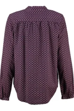 FYNCH HATTON Bluse Beere gemustert