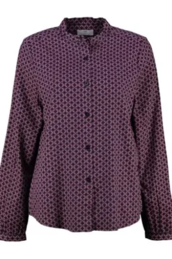 FYNCH HATTON Bluse Beere gemustert