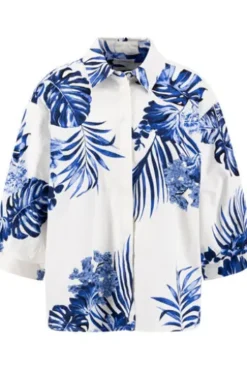 FYNCH HATTON Bluse milk gemustert