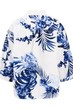 FYNCH HATTON Bluse milk gemustert