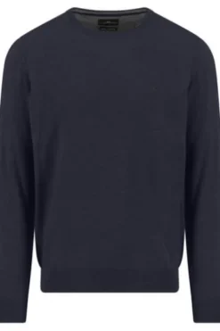 FYNCH HATTON Cashmere Rundhals Pullover navy Casual Fit