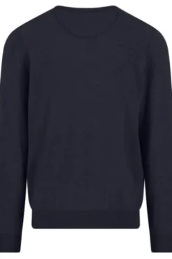 FYNCH HATTON Cashmere Rundhals Pullover navy Casual Fit