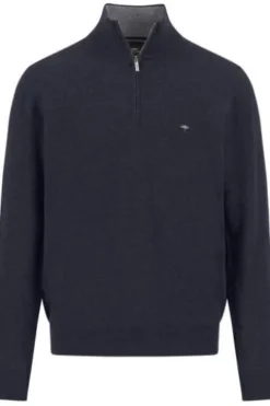 FYNCH HATTON Cashmere Troyer navy Casual Fit