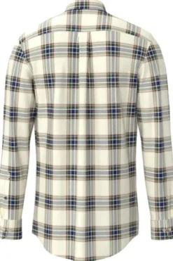 FYNCH HATTON Hemd dark leaf kariert Casual Fit