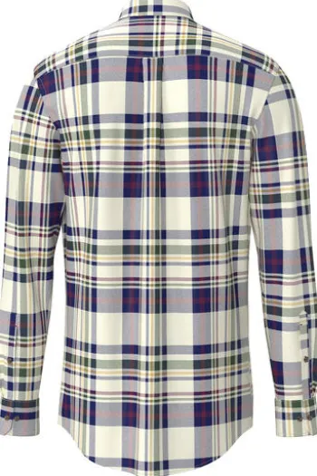 FYNCH HATTON Hemd deep merlot kariert Casual Fit