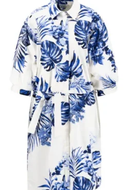 FYNCH HATTON Kleid milk gemustert