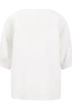 FYNCH HATTON Leinen-Bluse milk