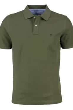 FYNCH HATTON Polo-Shirt dark khaki Casual Fit