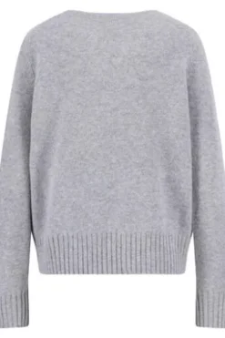 FYNCH HATTON Pullover alloy grey Langarm