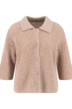 FYNCH HATTON Strickjacke cappuccino 3/4-Arm