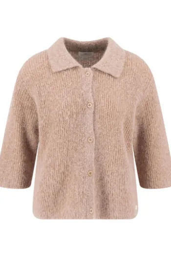 FYNCH HATTON Strickjacke cappuccino 3/4-Arm