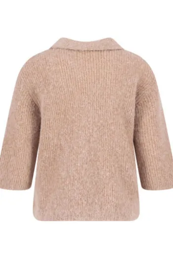 FYNCH HATTON Strickjacke cappuccino 3/4-Arm