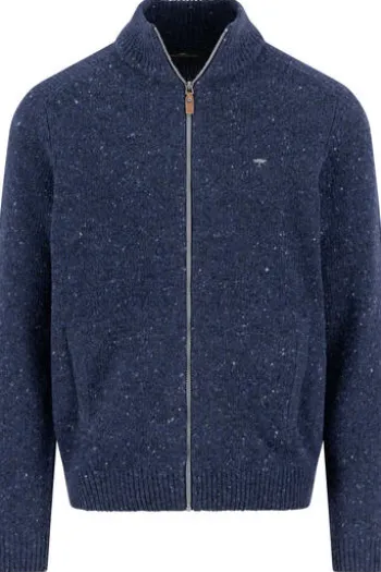 FYNCH HATTON Strickjacke navy Casual Fit