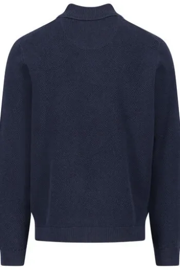 FYNCH HATTON Troyer navy Casual Fit