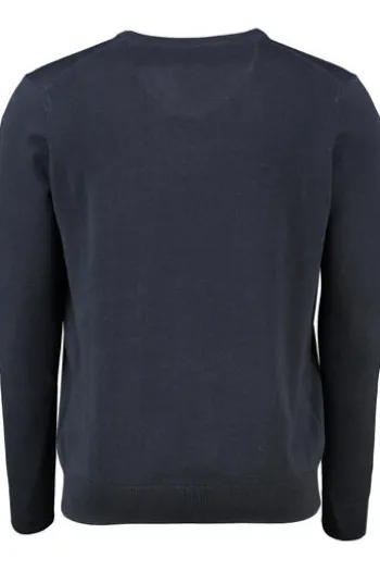 FYNCH HATTON V-Ausschnitt Pullover navy Casual Fit