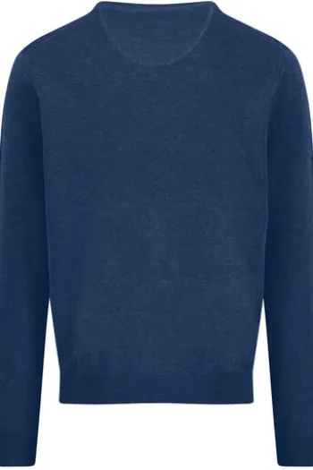 FYNCH HATTON V-Ausschnitt Pullover midnight Casual Fit