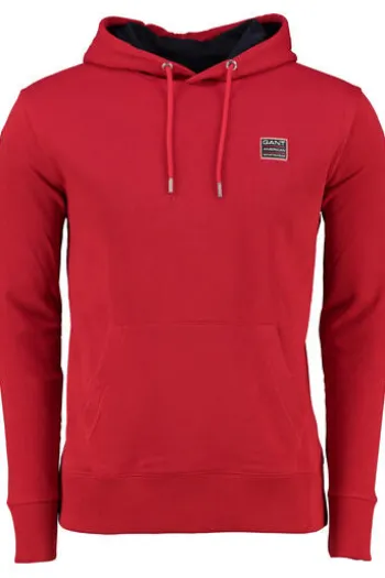 GANT Contrast Sweat Hoodie ruby red