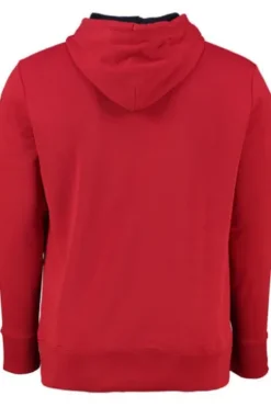 GANT Contrast Sweat Hoodie ruby red