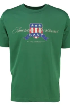 GANT GRAPHIC SS T-Shirt forest green