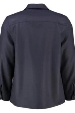 GANT Hemdjacke Overshirt Reg Wool Blend evening blue