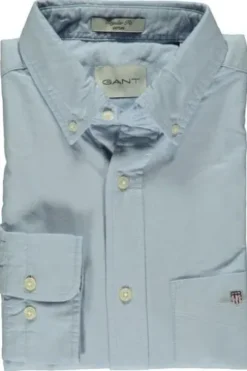 GANT Oxford Hemd light blue Regular Fit Langarm