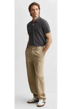 GANT Pique`Polo Shirt antracit Regular Fit