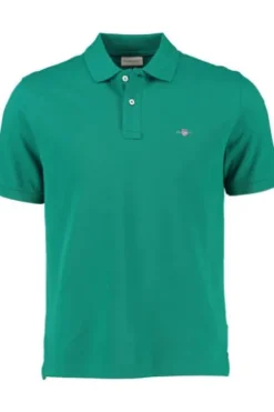 GANT Pique`Polo Shirt botanical hue Regular Fit Langarm